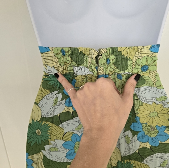 NWOT Collectif Bright & Beautiful Tropical Retro Kim Wide Leg Pants - Picture 12 of 12